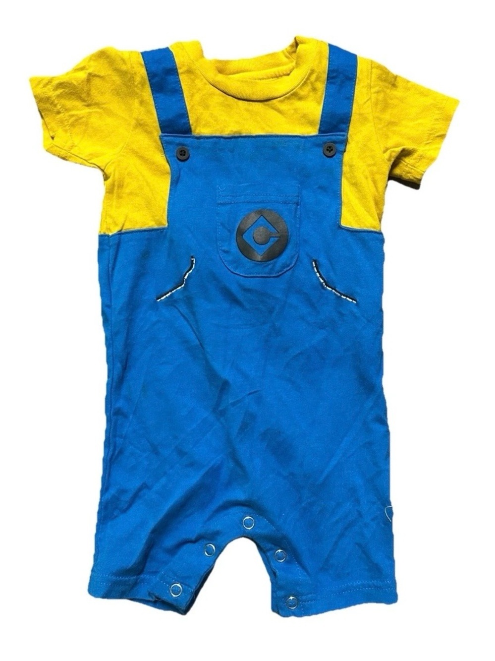 Toddler Despicable Me Minion Romper Universal Studios Size 18 Months